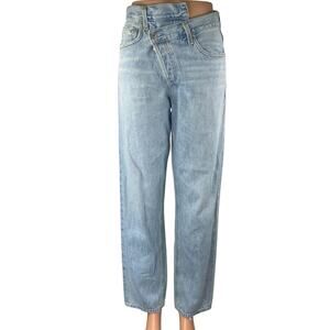 Agolde Light Blue Straight Leg Jeans